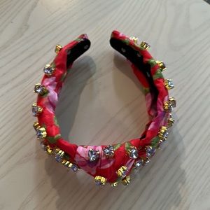 Brand New LeLe Sadoughi Pink Heart Headband